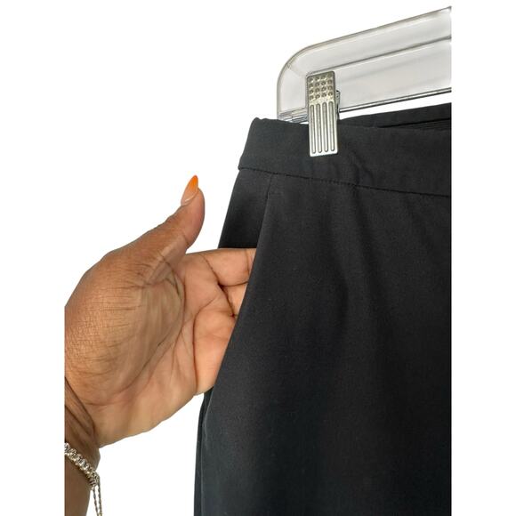 Theory Ankle Pants Black Pull On Stretch Office‎ Work Business Career Size 6 - Picture 5 of 10